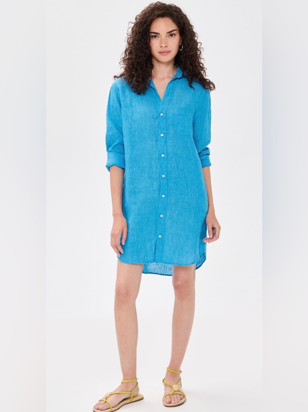 Frank and Eileen Classic Mary Linen Shirtdress